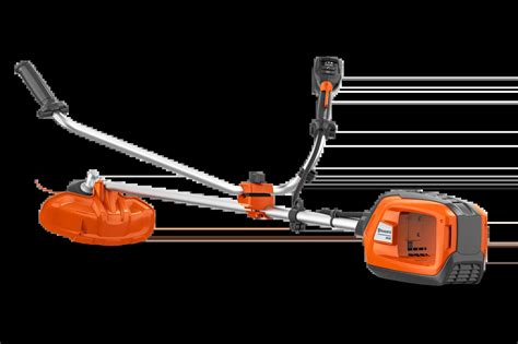 Collage van Husqvarna professionele tuinmachines en veiligheidskleding