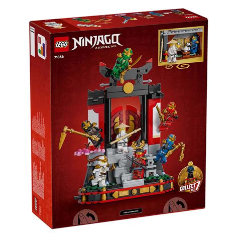Een gedetailleerde weergave van de LEGO Ninjago 15-jarig jubileum: De oude stad set.
