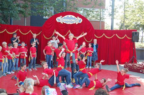 Assortiment circusmaterialen voor scholen