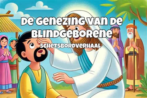 Illustratie van een kinderbijbel met kleurrijke prenten van bekende Bijbelverhalen