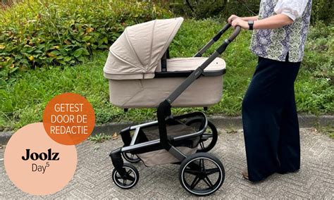 Schematische weergave van de kenmerken van een Joolz kinderwagen