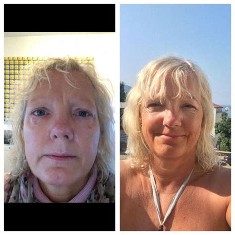 Voor-en-na foto's van een trolley, tijdschriftenrek en plantenstandaard na het spuiten met goudkleurige verf.