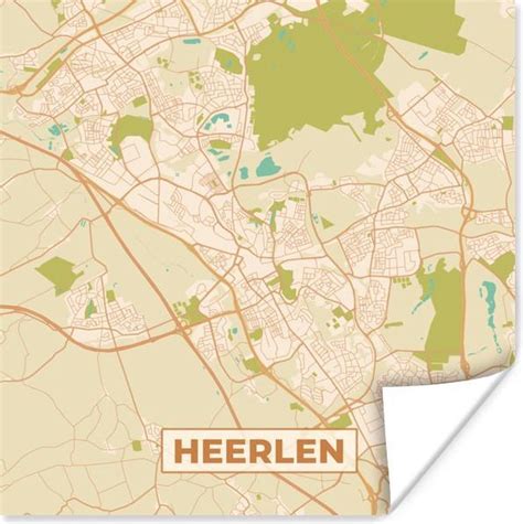 kaart van Heerlen met de locatie van de verloskundigenpraktijk