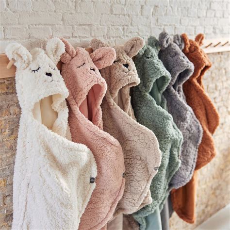 Diverse kleuren Jollein wikkeldekens met konijnenmotief