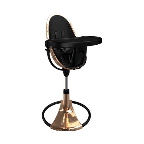 De eetbladen van de Bloom Fresco Chrome kinderstoel, inclusief anti-slip grip.