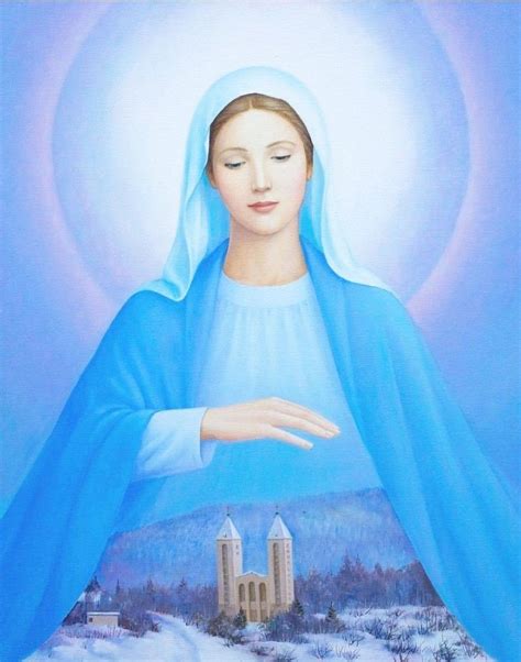 Iconografie van de Maagd Maria in blauwe gewaden