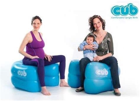 Illustratie van de CUB ondersteuning in gebruik tijdens een bevalling