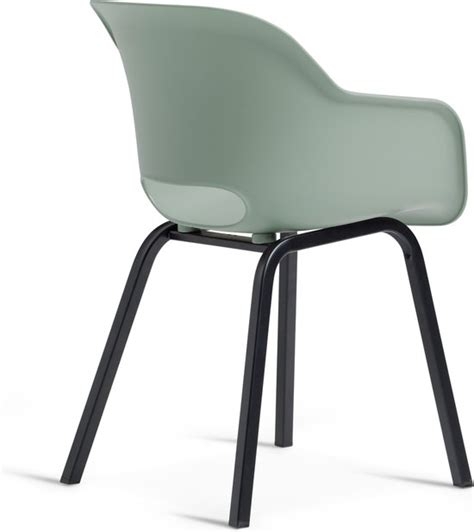 Witte Keter Noa tuinstoel met metalen onderstel