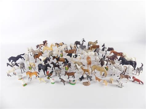 Een selectie van realistische Schleich dierenfiguren