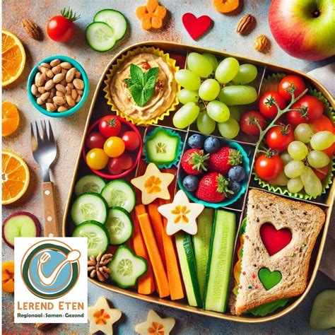 kinderen eten gezonde snacks onderweg