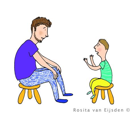 Illustratie van een ouder die met een kind een consultatiebureau bezoekt