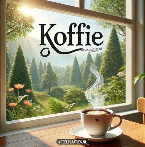 Illustratie van iemand die rustig koffie drinkt in de ochtend, zonder telefoon.