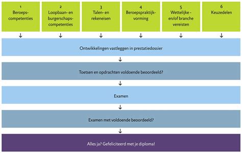 Schema dat de verschillen in leerklimaat tussen de opleiding en stages illustreert.