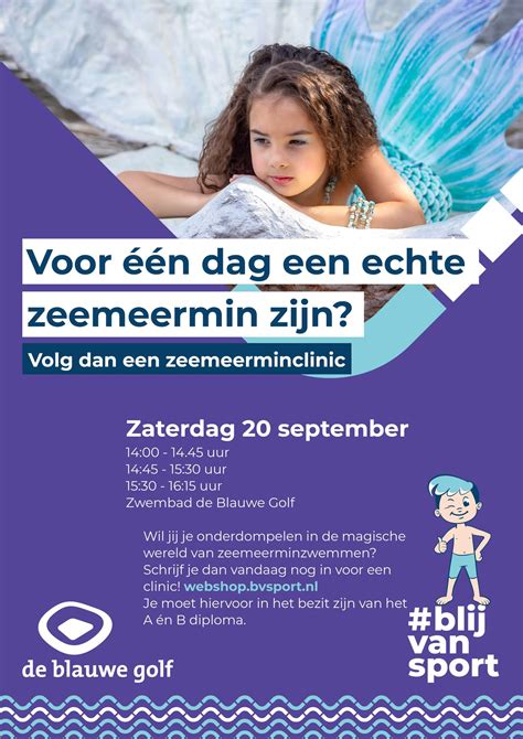 Illustratie van een golf en een zeemeermin