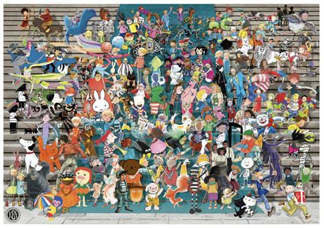 Collage van illustraties uit verschillende Valentijn-gerelateerde kinderboeken