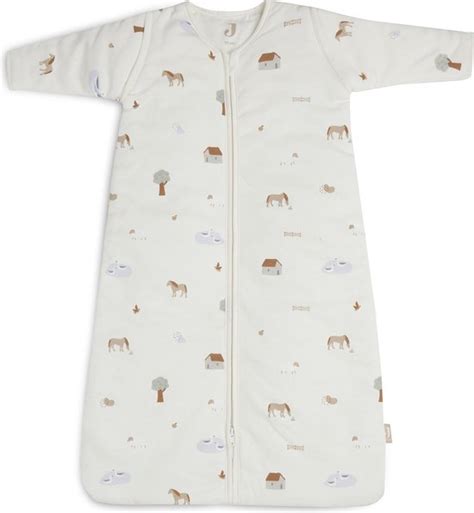 Baby in Jollein slaapzak met wafeldessin