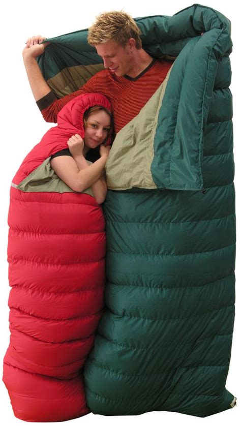 Illustratie hoe de maat van de slaapzak gemeten moet worden