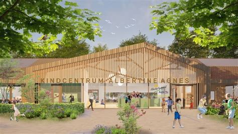 Foto van de buitenkant of een speelruimte van IKC Albertine Agnes.