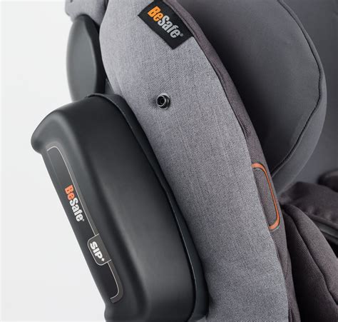 Illustratie van het BeSafe SIP+ systeem dat zijdelingse impact absorbeert.