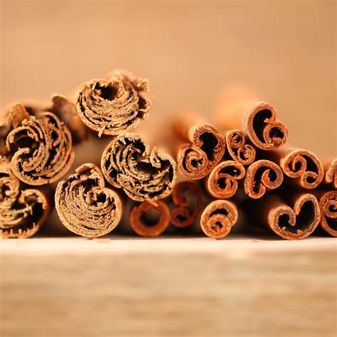 Vergelijking van Ceylon kaneel (fijne rolletjes) en Cassia kaneel (dikke, opgerolde stukken) met een korte uitleg over de verschillen.